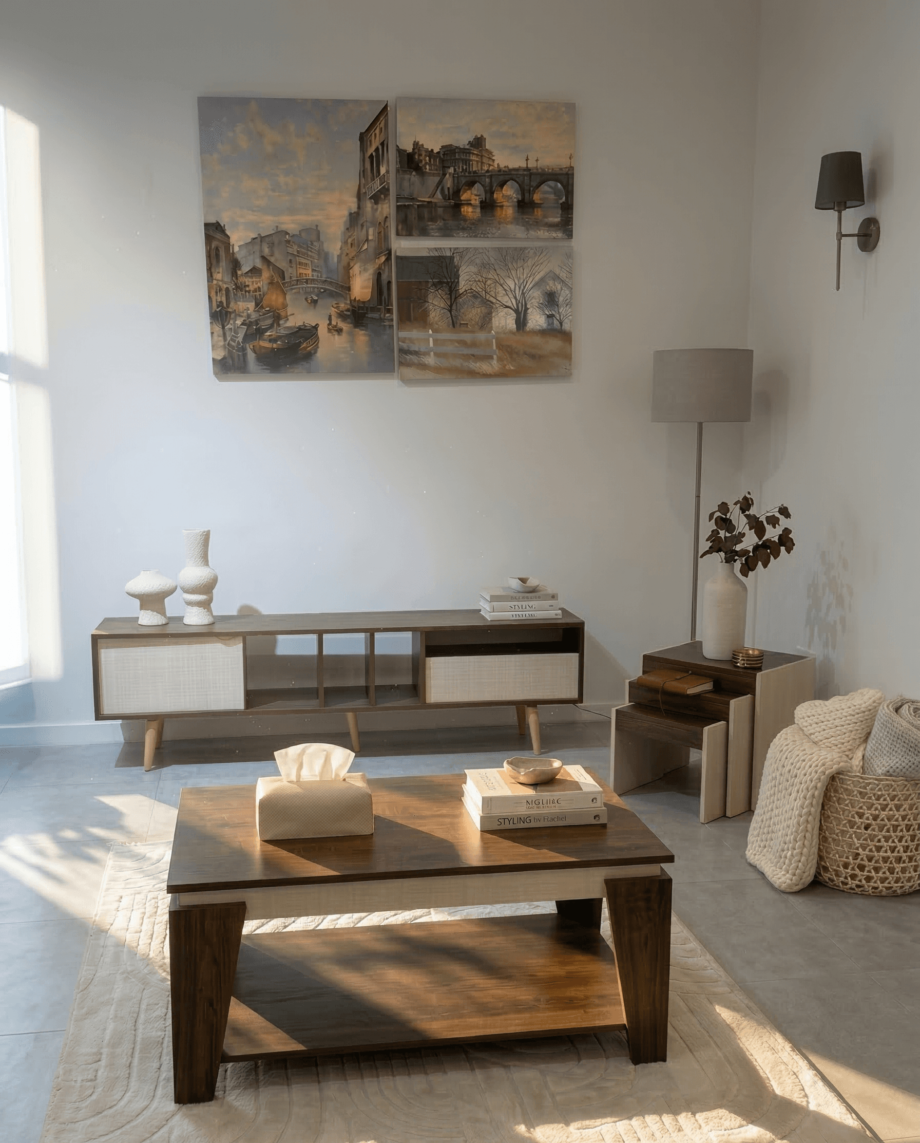 Cozy Corner Bundle Living Room Full Set angle