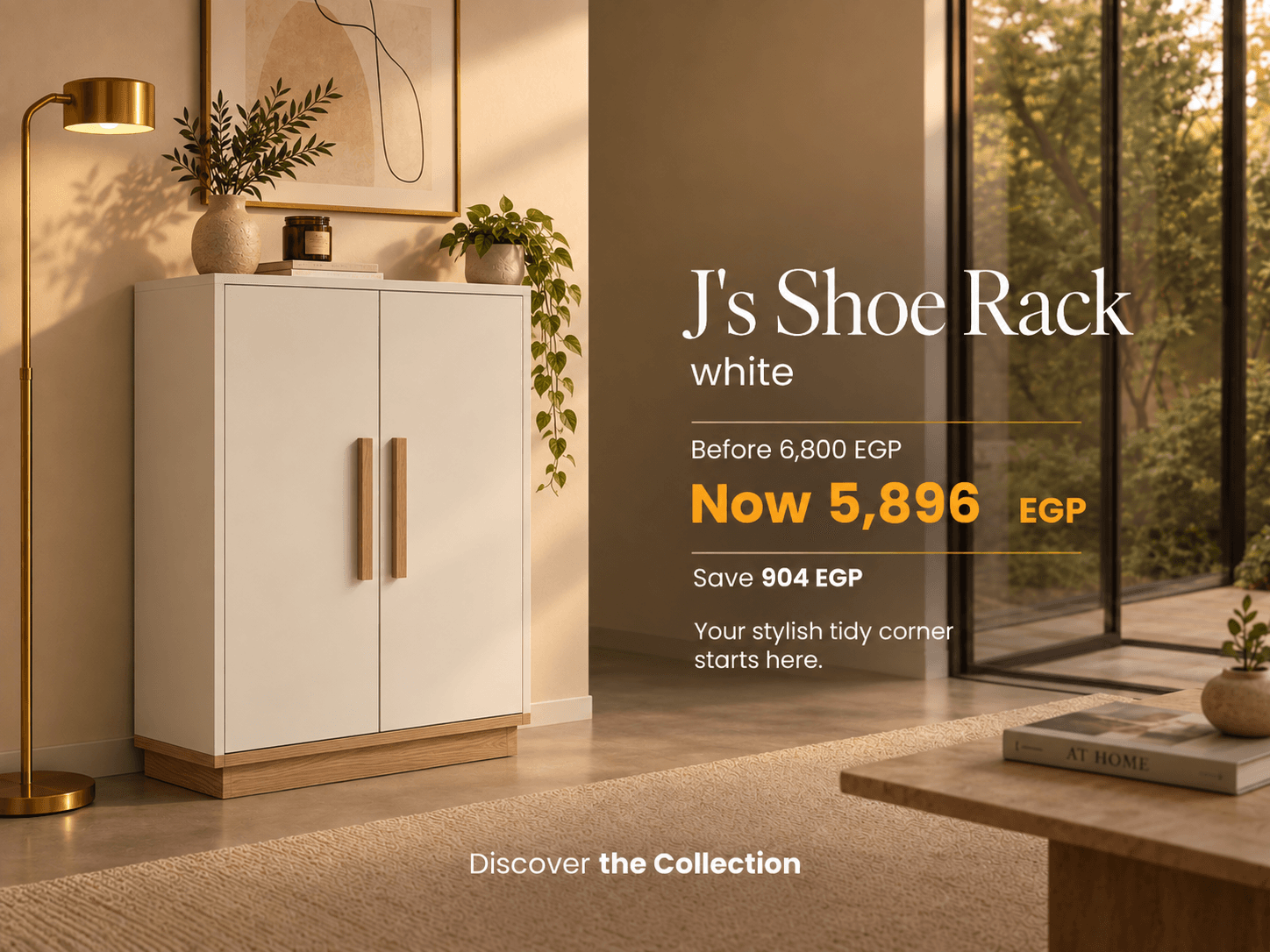 KALIS Shoe Rack - Your stylish tidy corner starts here